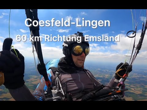 Gleitschirm Flachlandflug Coesfeld - Emsland