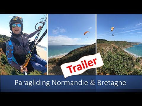 Trailer - #Paragliding  #Normandie & #Bretagne  - coming soon