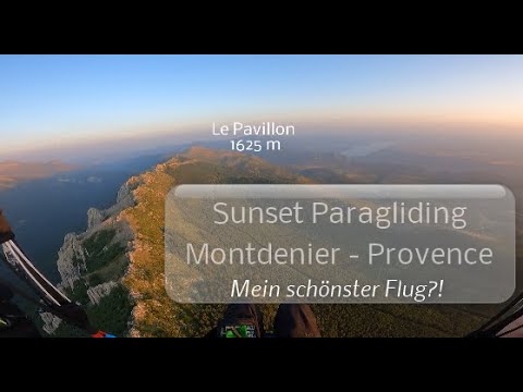 Sunset #Paragliding #Montdenier - Haute #Provence. Mein schönster Flug?!  #skyparagliders